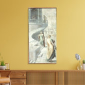 バシバ訪問ダビデ， c.1553 キャンバスプリント (インサイチュ (リビング))