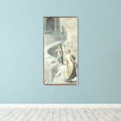 バシバ訪問ダビデ， c.1553 キャンバスプリント (インサイチュ (ウッドフロア))