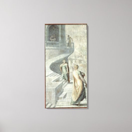 バシバ訪問ダビデ， c.1553 キャンバスプリント (正面)