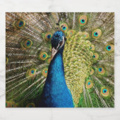 バシフルピーコック スパークリングワインラベル (シングルラベル)