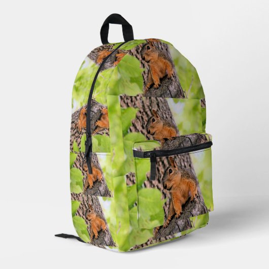 バシフル プリントバックパック (裏面左端)