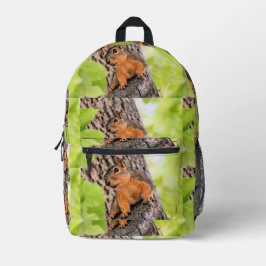 バシフル プリントバックパック