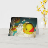 「バシャバシャ」誕生日カード カード (黄色い花)