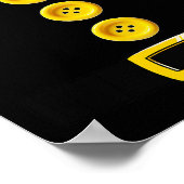 バシャフル矮小ハロウィーンの衣装の色合わせバス ポスター (角)