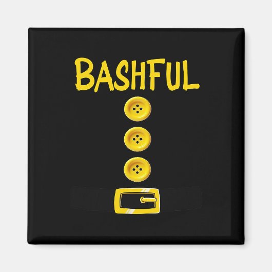 バシャフル矮小ハロウィーンの衣装の色合わせバス マグネット (正面)