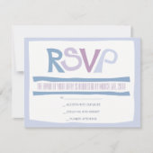 バシャート ユダヤ教 結婚式招待状 返信カード 招待状 (正面)