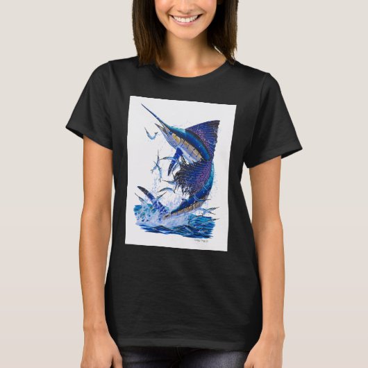 バショウカジキとバリフ Tシャツ (正面)