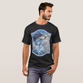 バショウカジキとフリゲート艦 Tシャツ (正面フル)