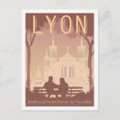 バシリカオブノートルダムリヨン有名なトラベルプレイス ポストカード (正面)