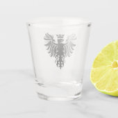 バシリカ会堂隊のフェニックスの小グラス-黒 ショットグラス (裏面)