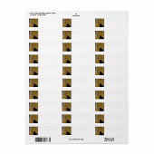 バシリケ・ドボワの近くのジョアン祈・アークの母 ラベル (フルシート)