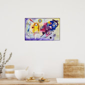 バシリーカンディンスキー黄 – 赤 – 青 ポスター (キッチン)