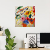 バシリーカンディンスキー – ブラックライン ポスター (ホームオフィス)