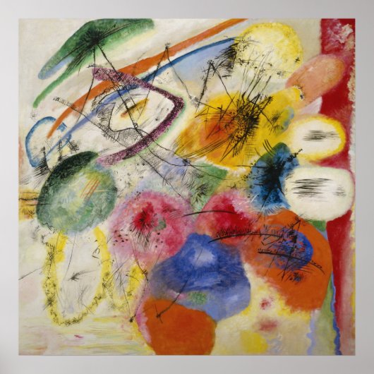 バシリーカンディンスキー – ブラックライン ポスター (正面)