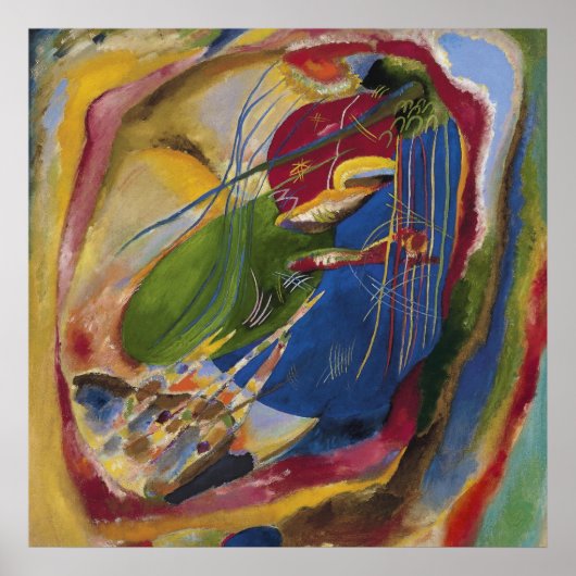 バシリーカンディンスキー – 写真と3つのスポット ポスター (正面)