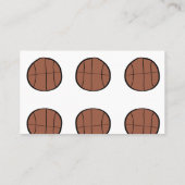 バシンプルスケッミニマルトボール球カスタム球 名刺 (裏面)