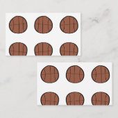 バシンプルスケッミニマルトボール球カスタム球 名刺 (正面/裏面)