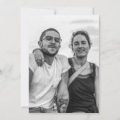 バシンプルルモダングンディ写結婚真 招待状 (裏面)