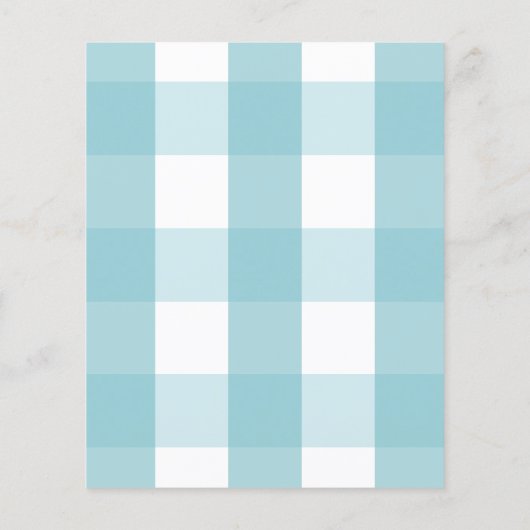 バシンプルルーンベビーシャワー予算招待状 (裏面)