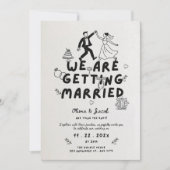 バシールのヘンナ・デイ - 私たちは結婚する 招待状 (正面)