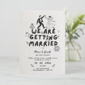 バシールのヘンナ・デー - 私たち結婚します 招待状 (スタンド正面)