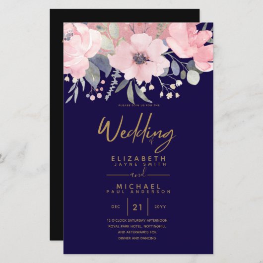 バジかわいらしュガーリー・ロセゴールド赤面ピンクフローラA9 (正面/裏面)