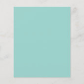 バジアートュ葉ーパーティの招待状 (裏面)