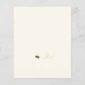 バジェットおばあちゃんビーグランドベビーシャワー招待状 (裏面)