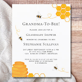 バジェットおばあちゃんビーグランドベビーシャワー招待状