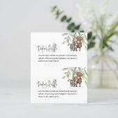 バジェットおむつラッフルカウグリーナリーカードセンターカット (スタンド正面)