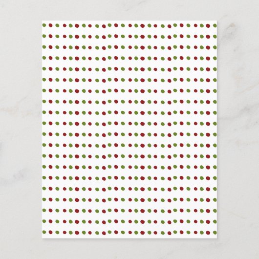 バジェットおもしろいクリスマス小妖精や小人フォトホリデーカード (裏面)