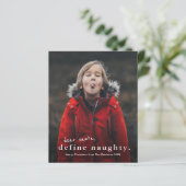 バジェットおもしろい写真いけなクリスマスホリデーカード (スタンド正面)