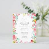 バジェットお洒落ウォーターカラーリースブライダルシャワー (スタンド正面)