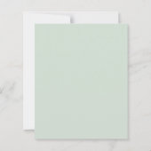 バジェットお洒落エンジェル出生ホリデーカード (裏面)