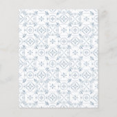 バジェットお洒落レモン&ブルーブライダルシャワー (裏面)