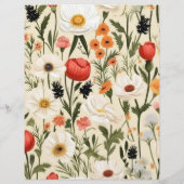 バジェットお洒落ワイルドフラワー結婚牧草地 チラシ (裏面)