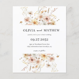 バジェットお洒落素朴メドウワイルドフラワー結婚ズ