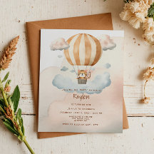 バジェットかわいいタイガー熱気球1st誕生日