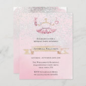 バジェットかわいいバレエシューズ&ツゥー誕生日パーティー (正面/裏面)