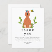 バジェットかわいいベアービー子供の誕生日ありがとう (正面/裏面)