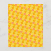 バジェットかわいいママへビー赤ちゃんシャワー招待状 (裏面)