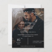 バジェットかわいいモノグラム文字オーバーレイ2写真結婚ズ (正面)