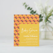バジェットかわいいヴィンテージレモンオレンジ色の赤ちゃんシャワー (スタンド正面)