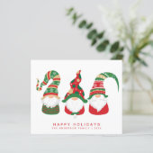 バジェットかわいい格言クリスマスホリデーカード (スタンド正面)