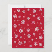 バジェットかわいい格言クリスマスホリデーパーティー招待状 (裏面)