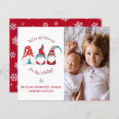 バジェットかわいい格言休暇小妖精や小人フォトカードおもしろい (正面/裏面)