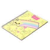 バジェットかわいらしかわいいかわいい女子の名前イエロー ノートブック (左側)