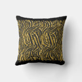 バジェットかわいらしガーリー金ゴールドグリッターフォイルGlam クッション (裏面)