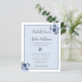 バジェットかわいらしグレーネイビーブルーフローラズ結婚 (スタンド正面)