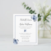 バジェットかわいらしグレーネイビーブルーフローラズ結婚 (スタンド正面)